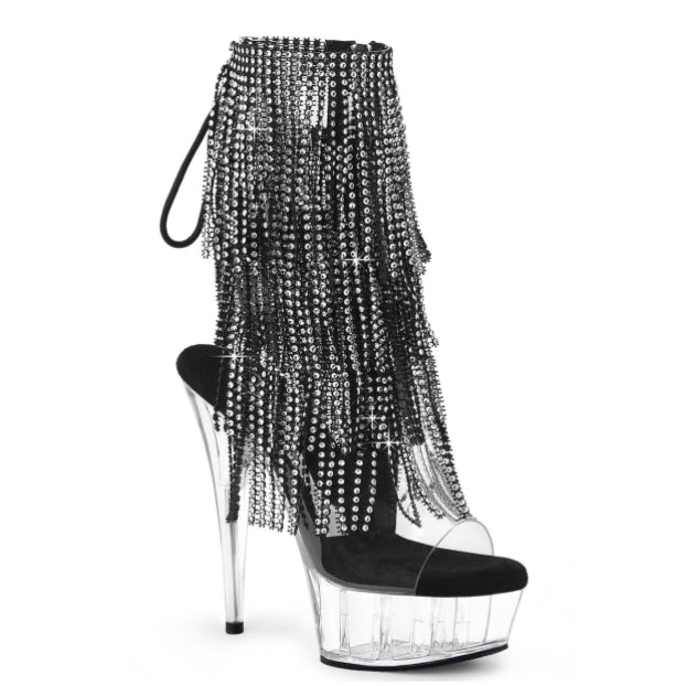 Black Tassel Heel